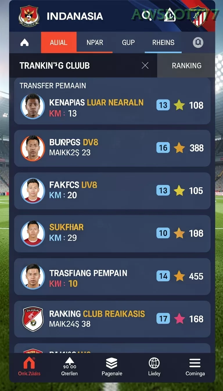 Cuplikan layar HAO788 — halaman utama
