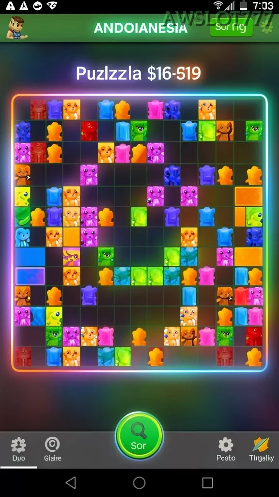 Cuplikan layar D73 — menu navigasi